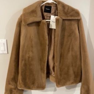 Theory Faux Fur Coat